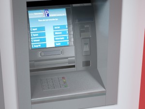 atm kiosk 01 Modello 3D