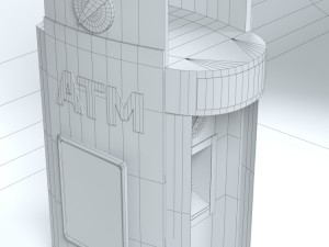 atm kiosk 01 Modello 3D