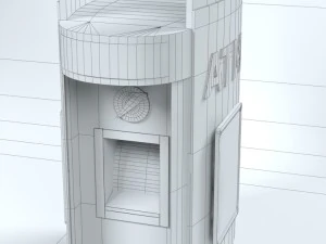 atm kiosk 01 3D Model