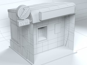 atm kiosk 02 3D Model