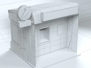 atm kiosk 02 3D Model