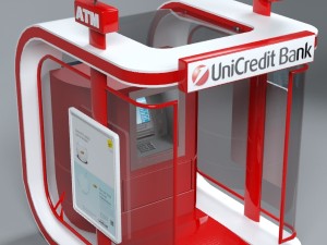 atm kiosk 03 Modello 3D