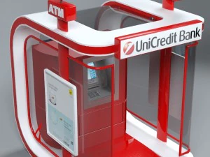 atm kiosk 03 3D Model