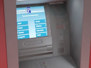 atm kiosk 03 Modello 3D