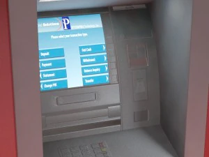atm kiosk 03 3D Model