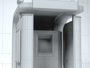 atm kiosk 03 3D Model