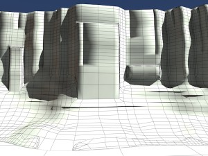 Canyon with river 3D Модель
