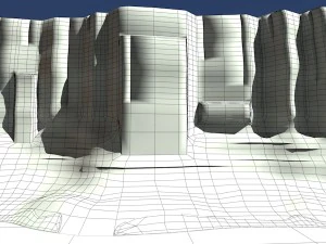 Canyon with river 3D Model