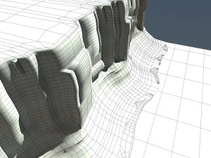 Canyon with river 3D Model