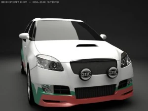 Skoda roomster wrc 3D Model