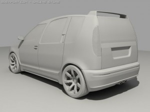 Skoda roomster wrc 3D Модель