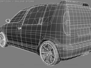 Skoda roomster wrc 3D Model