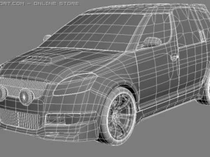 Skoda roomster wrc 3D Model