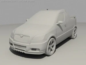 skoda roomster pickup 3D Model