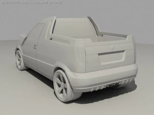 skoda roomster pickup 3D Model