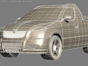 skoda roomster pickup 3D Model