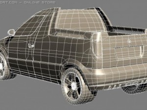 skoda roomster pickup 3D Model
