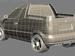 skoda roomster pickup 3D Model