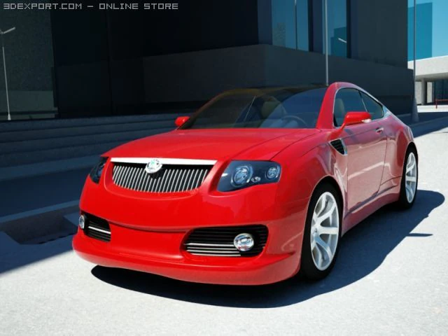 skoda rapid concept 3D Model .c4d .max .obj .3ds .fbx .stl .blend 