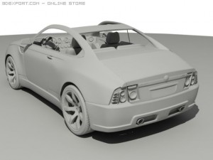 skoda rapid concept 3D 모델
