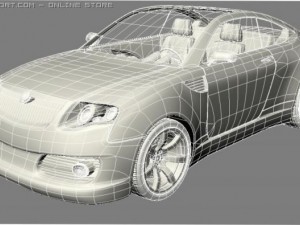 skoda rapid concept 3D 모델