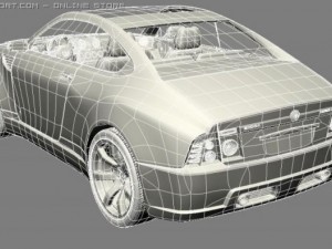 skoda rapid concept 3D 모델