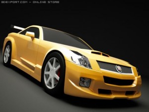 cadillac xlr tuning 3D Model