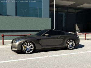 nissan gtr 3D Model