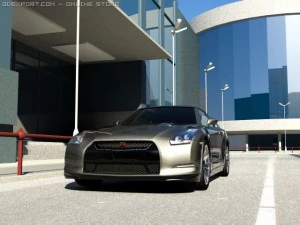 nissan gtr Modelo 3D