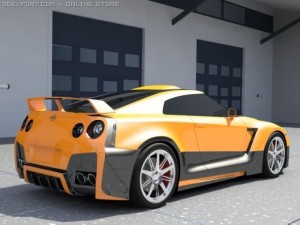 nissan skyline gtr tuning Modelo 3D