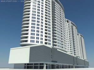 three towers bratislava 3D Model