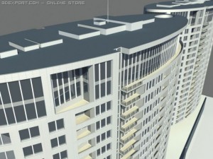 three towers bratislava 3D Model