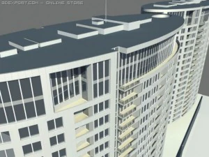 three towers bratislava 3D Model