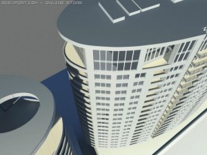 three towers bratislava 3D Model