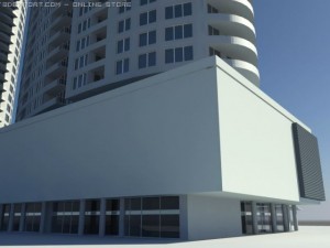 three towers bratislava 3D Model