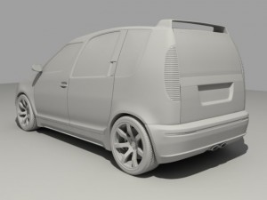 skoda roomster wrc 3D Модель