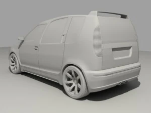 skoda roomster wrc Modelo 3D