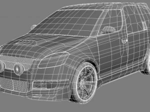 skoda roomster wrc Modelo 3D