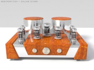 vacuum tube amplifier 01 3D Модель