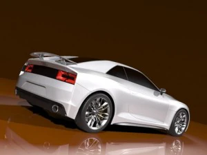Audi quattro concept 2010 3D Model