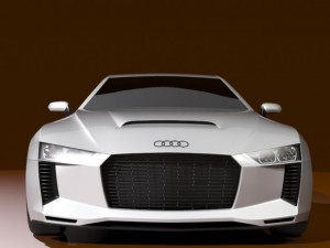 Audi quattro concept 2010 3D-Modell