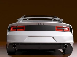 Audi quattro concept 2010 3D Model