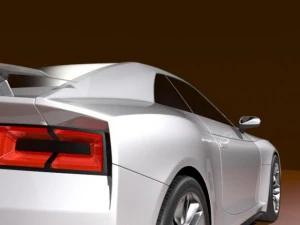 Audi quattro concept 2010 3D Model