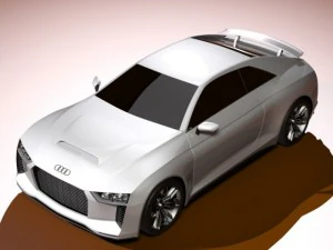 Audi quattro concept 2010 3D Model