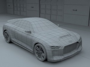 Audi quattro concept 2010 3D-Modell