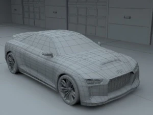 Audi quattro concept 2010 3D Model