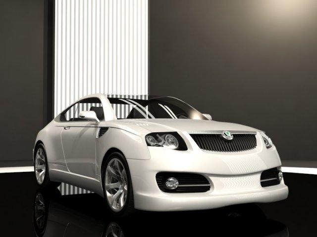 skoda rapid concept mr 3D 模型 .c4d .max .obj .3ds .fbx .stl .blend