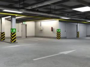 underground parking garage 01 3D Model