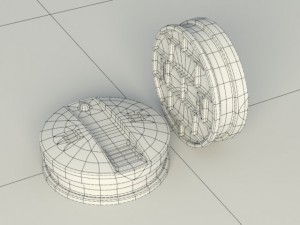 smoke alarm flammex 3D 모델