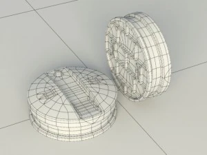 smoke alarm flammex 3D Model